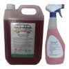 Pink Chemical Motorhome Caravan Toilet Fluid 5L & Caravan Gleam Spray 750ML