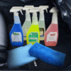 AZURE INTERIOR CAR VALETING KIT –  Multipurpose Glass Dash Upholstery Cleaning and Air Freshener Pack